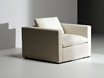 PUZZLE - Fabric armchair with armrests by La Cividina - view 2